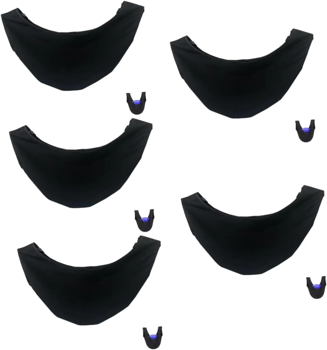 5pcs Professional Bowling Towel Cleaning Pad Ball Polisher Microfiber Bowling Ball Cleaning Tool