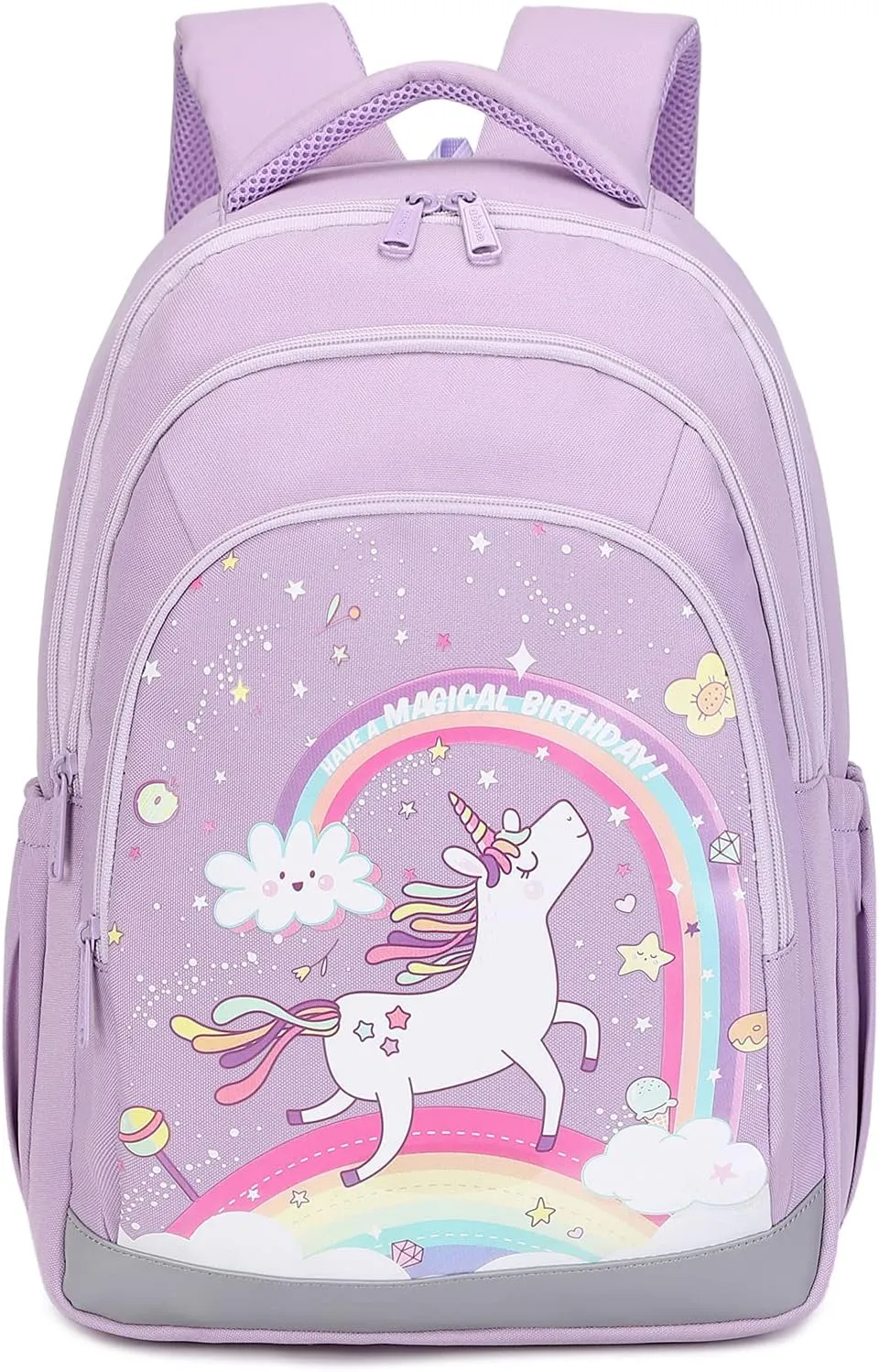 Abshoo Cute Kids Backpack For Girls Kindergarten Elementary Unicorn School Backpacks With Chest Strap (Unicorn Purple)