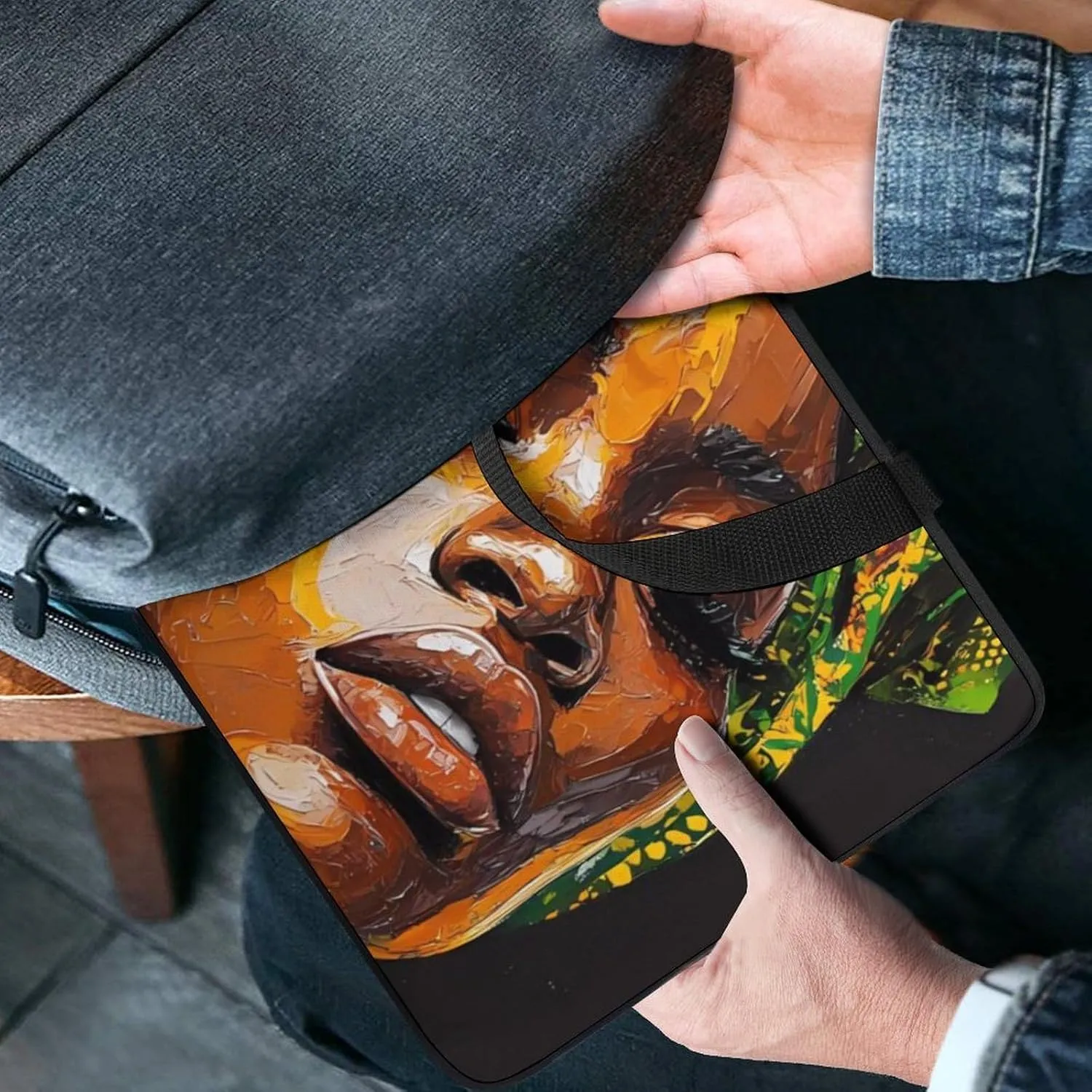 African Woman Laptop Sleeve Bag Computer Carrying Case Laptops Protective Cover for Travel Business