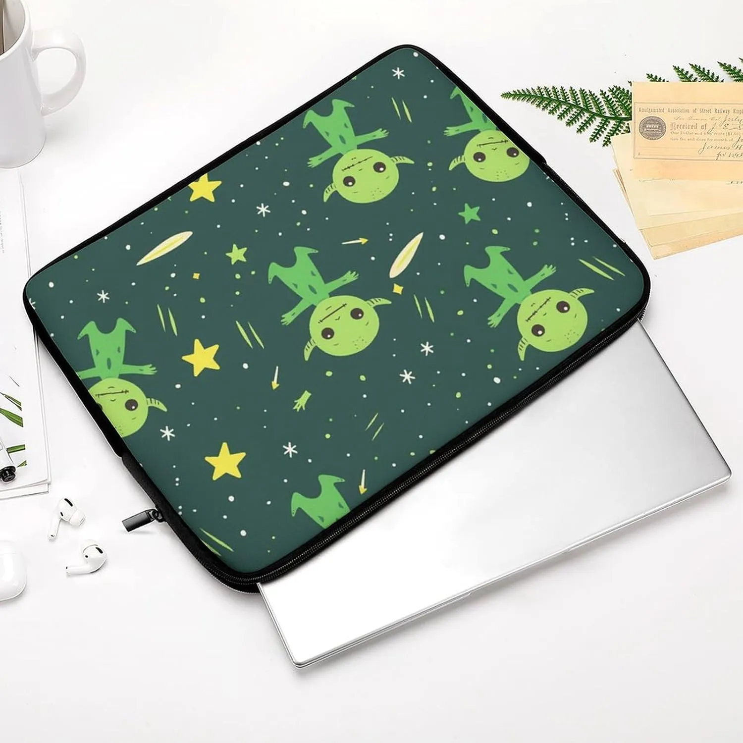 Alien Stars Laptop Sleeve Case Protective Computer Bag Carrying Briefcase for Men Women