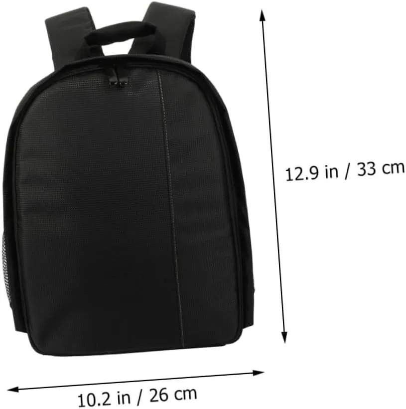 Angoily 1Pc Camera Backpack for DSLR Nylon Photography Bag with Multiple Compartments and Shockproof Sponge for Hiking Beach and Daily Use