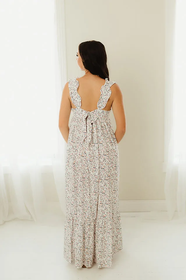 Back Tie Maxi Dress