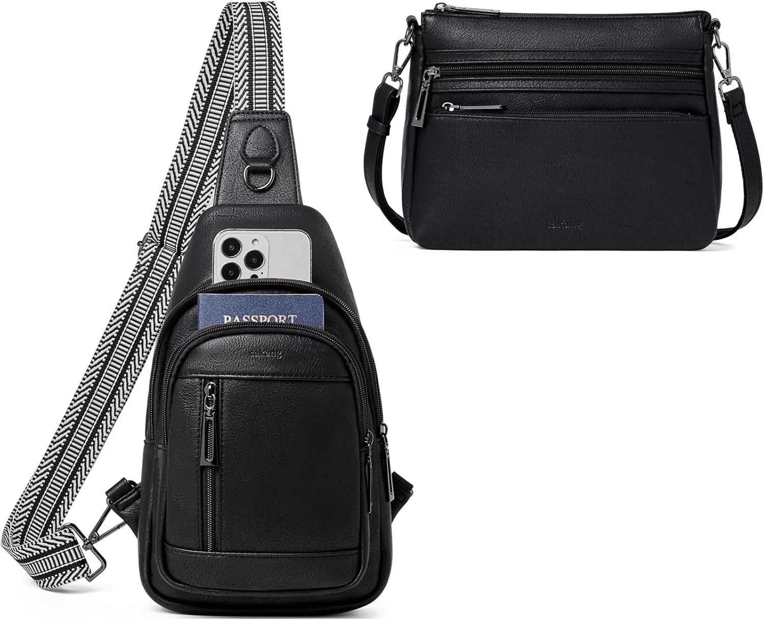 Black Womens Sling Bag & Black Crossbody Bags for Women