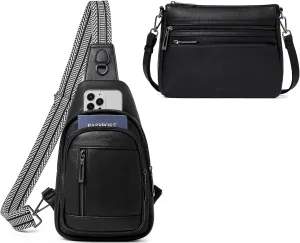 Black Womens Sling Bag & Black Crossbody Bags for Women