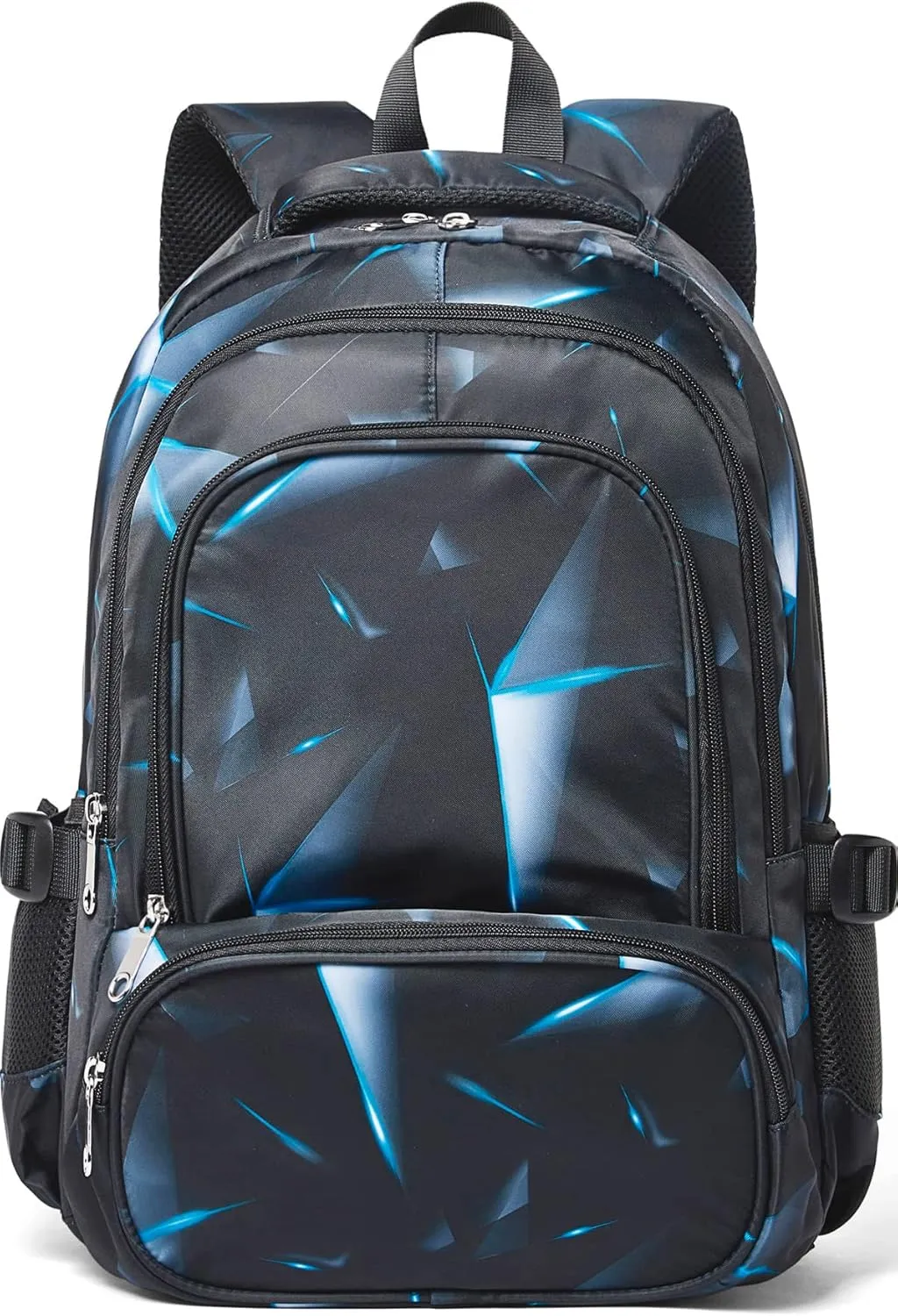 BLUEFAIRY Kids Backpack for Boys Elementary Primary Middle School Bags for Childs Book Bags Bookbags Lightweight Padded Straps Back to School Mochilas para Nios 17" Black/Blue