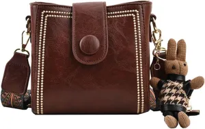 Bootara Bucket Bag, Adjustable Womens Retro Water Bucket Shoulder Bag, Convertible Shoulder Crossbody