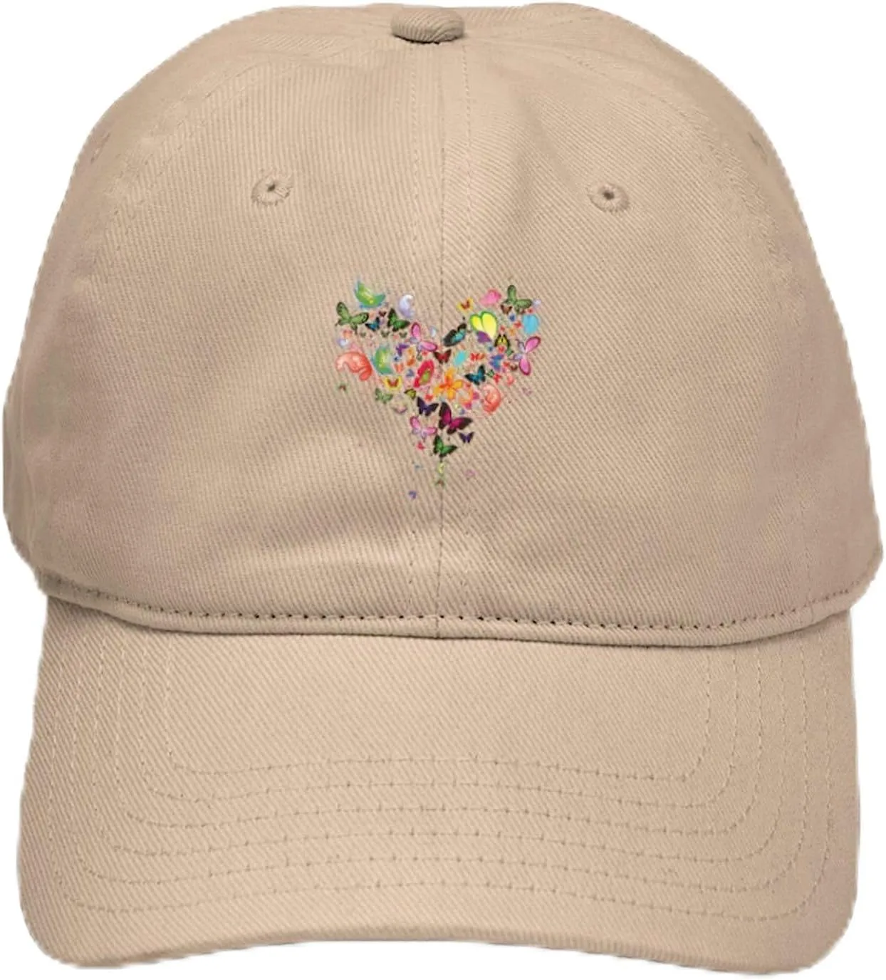 CafePress Heart of Butterflies Cap Adjustable Baseball Cap
