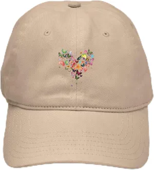 CafePress Heart of Butterflies Cap Adjustable Baseball Cap