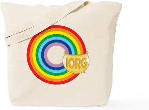 CafePress IORG Pot Of Gold Tote Bag Natural Canvas Tote Bag, Reusable Shopping Bag