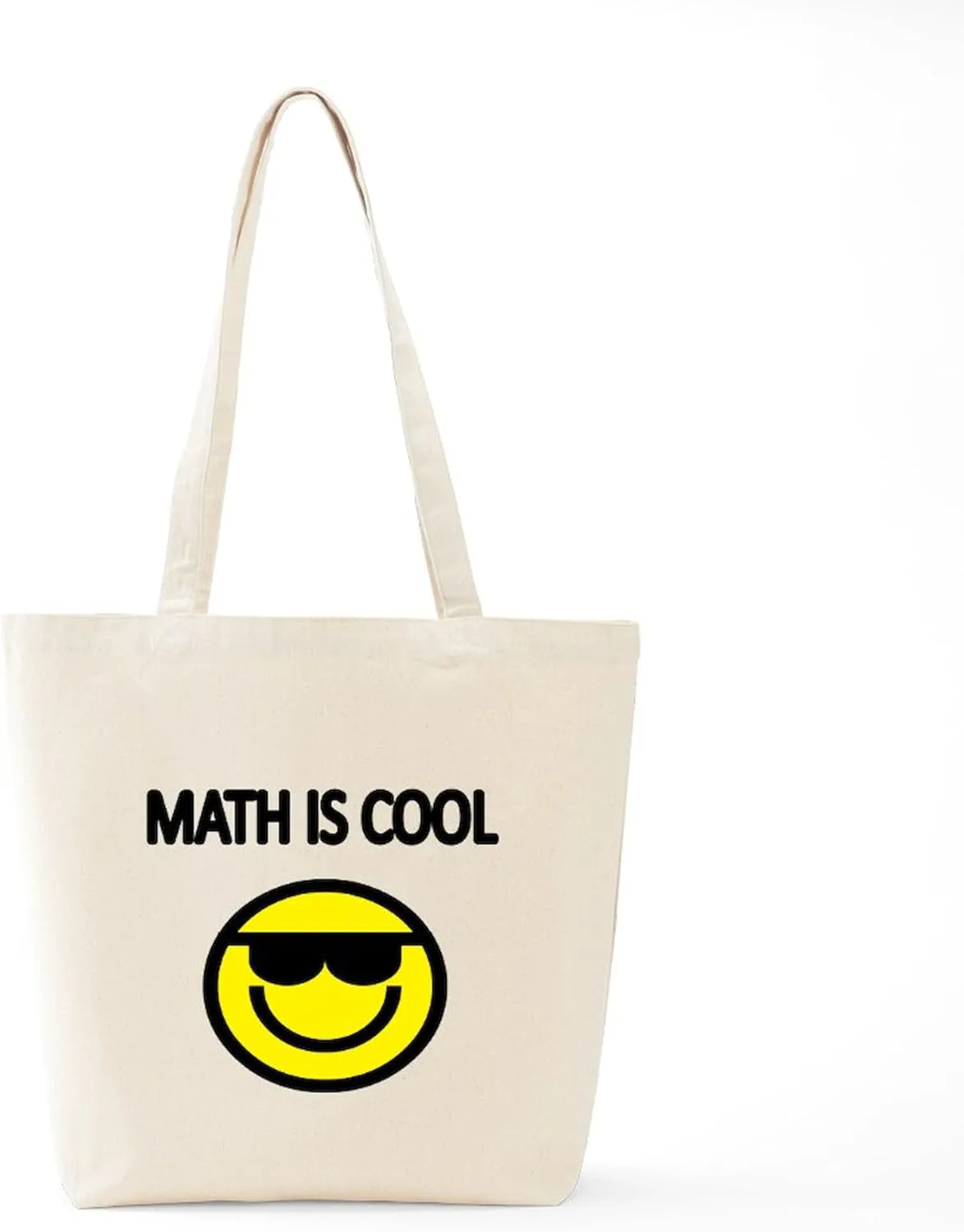 CafePress MATH IS COOL 2 Tote Bag Natural Canvas Tote Bag, Reusable Shopping Bag