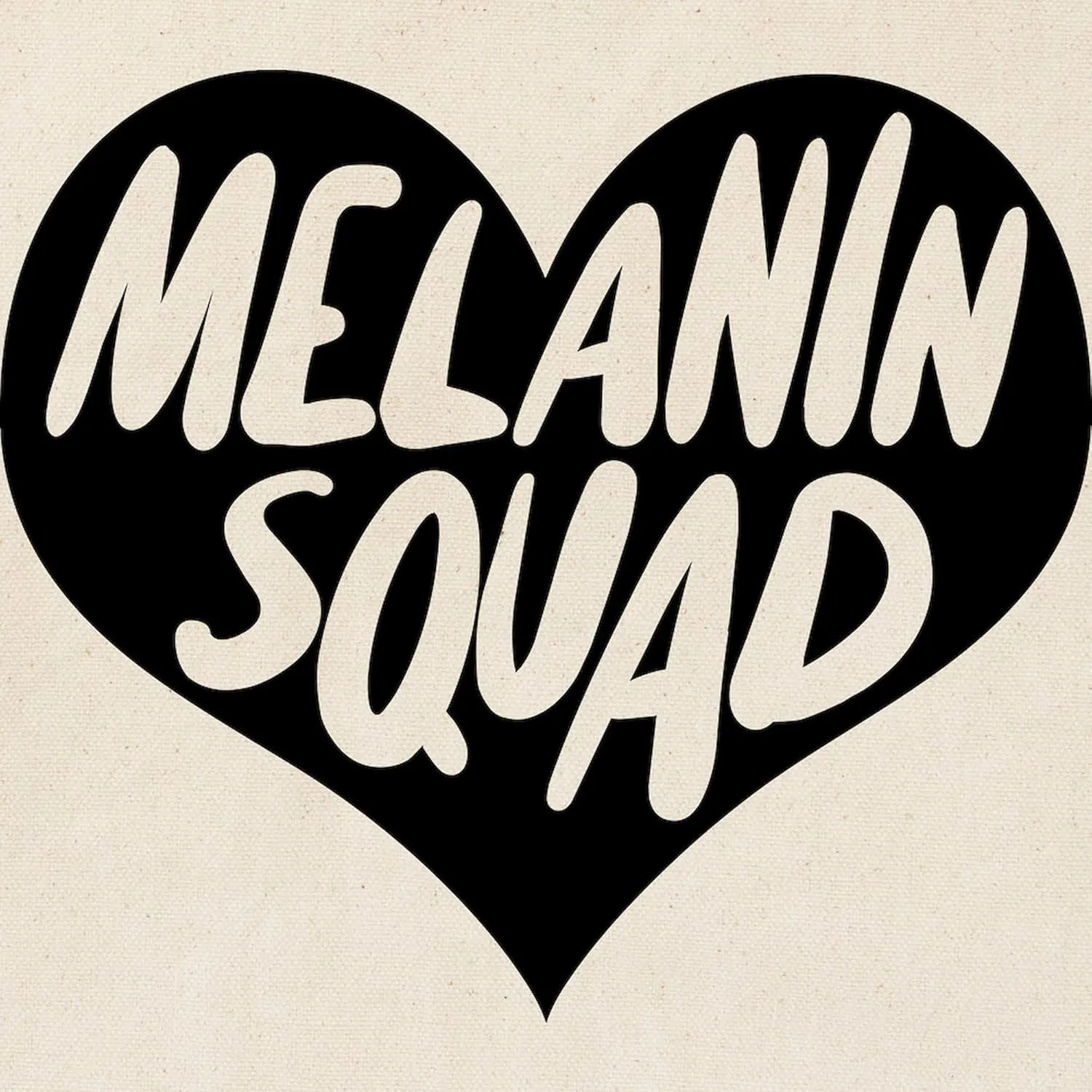 CafePress Melanin Squad Tote Bag Natural Canvas Tote Bag, Reusable Shopping Bag