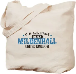 CafePress Mildenhall Air Force Base Tote Bag Natural Canvas Tote Bag, Reusable Shopping Bag