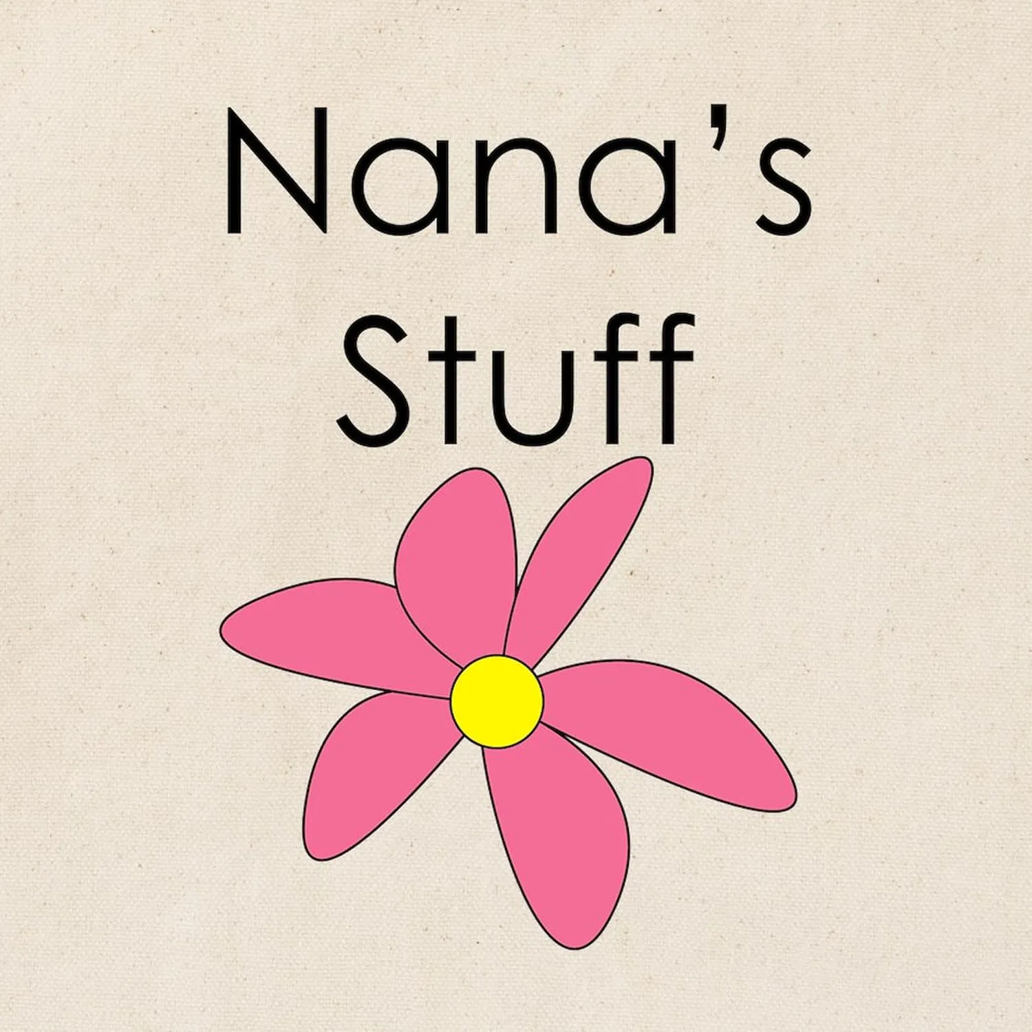 CafePress Nana's Stuff Tote Bag Natural Canvas Tote Bag, Reusable Shopping Bag