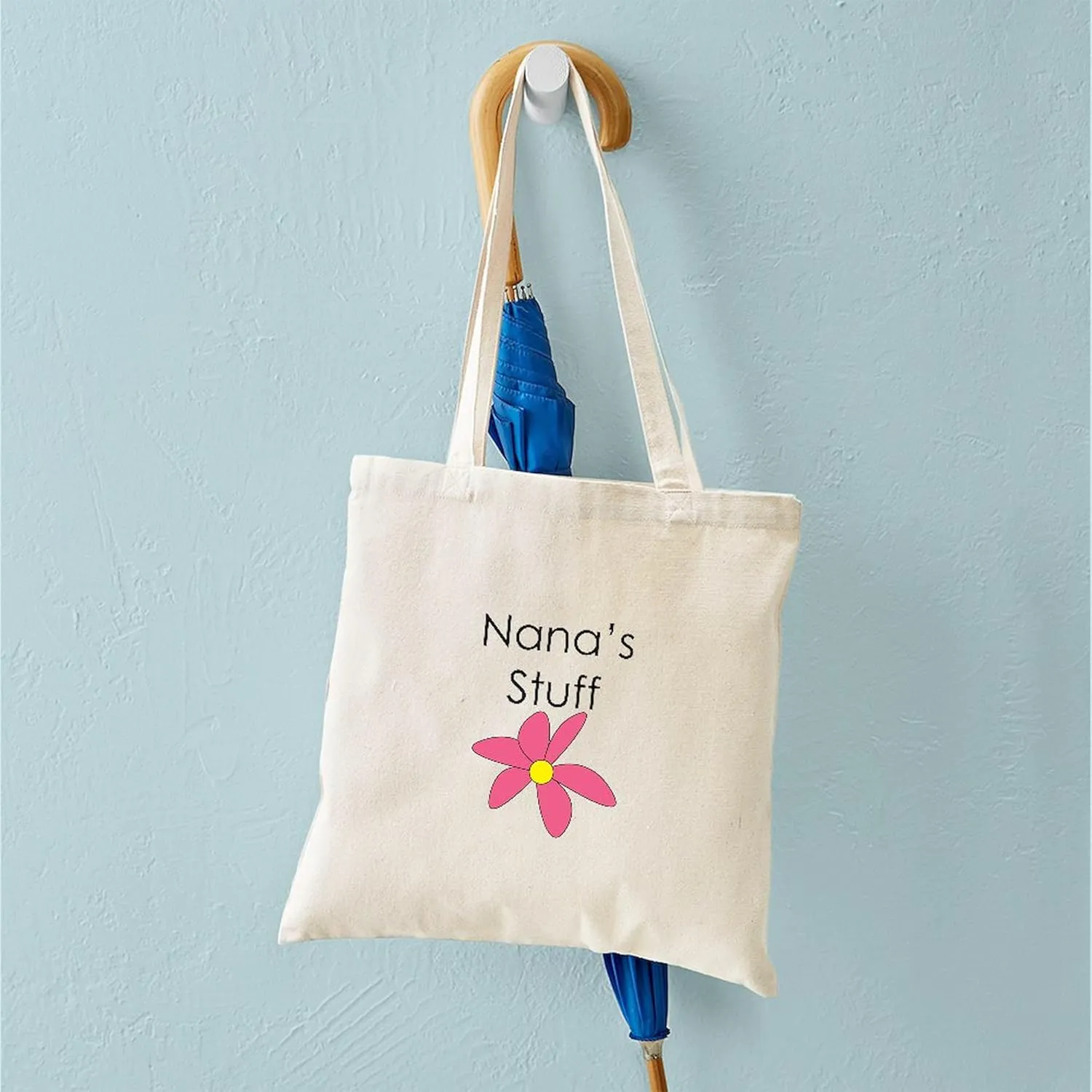 CafePress Nana's Stuff Tote Bag Natural Canvas Tote Bag, Reusable Shopping Bag