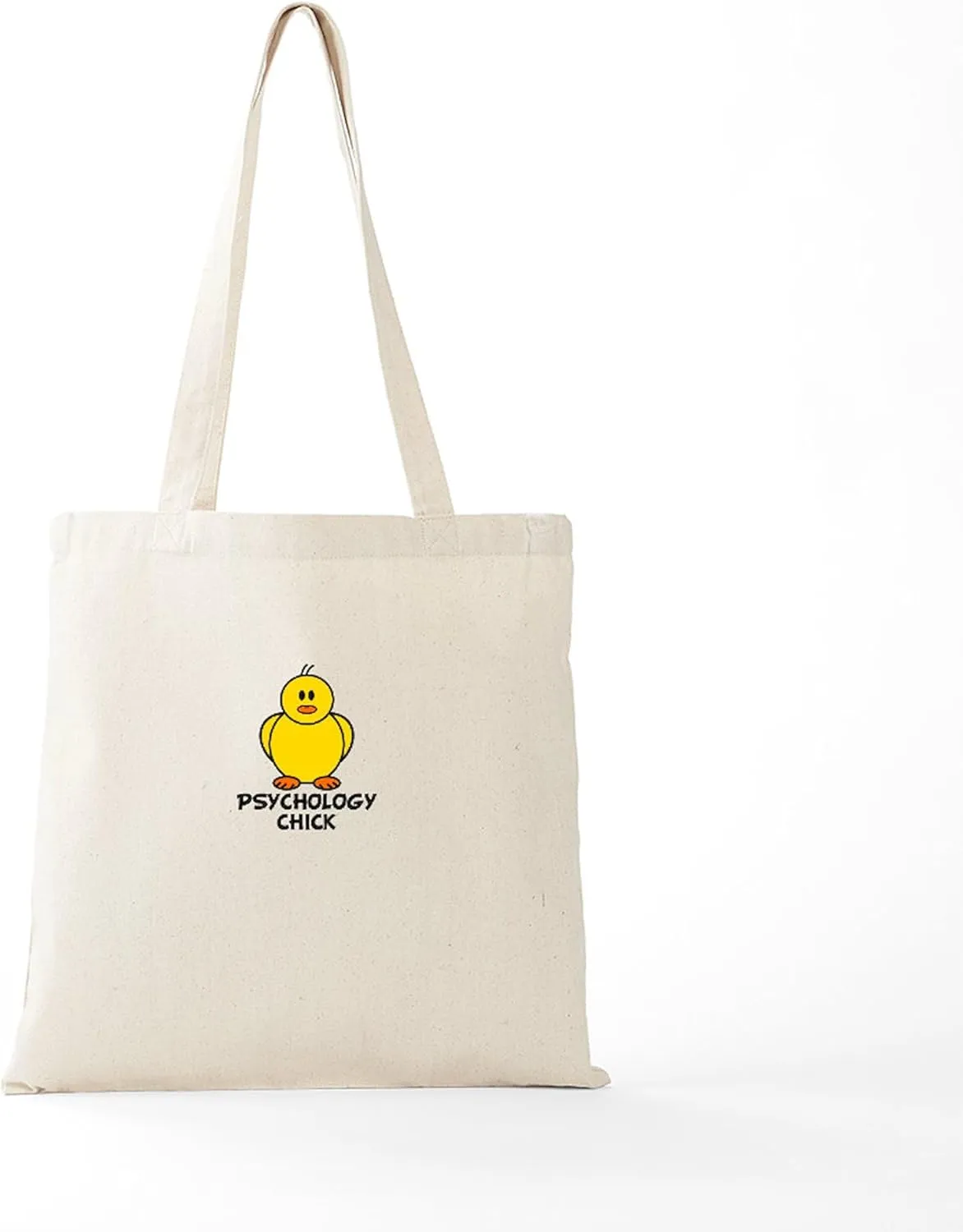 CafePress Psychology Chick Tote Bag Natural Canvas Tote Bag, Reusable Shopping Bag