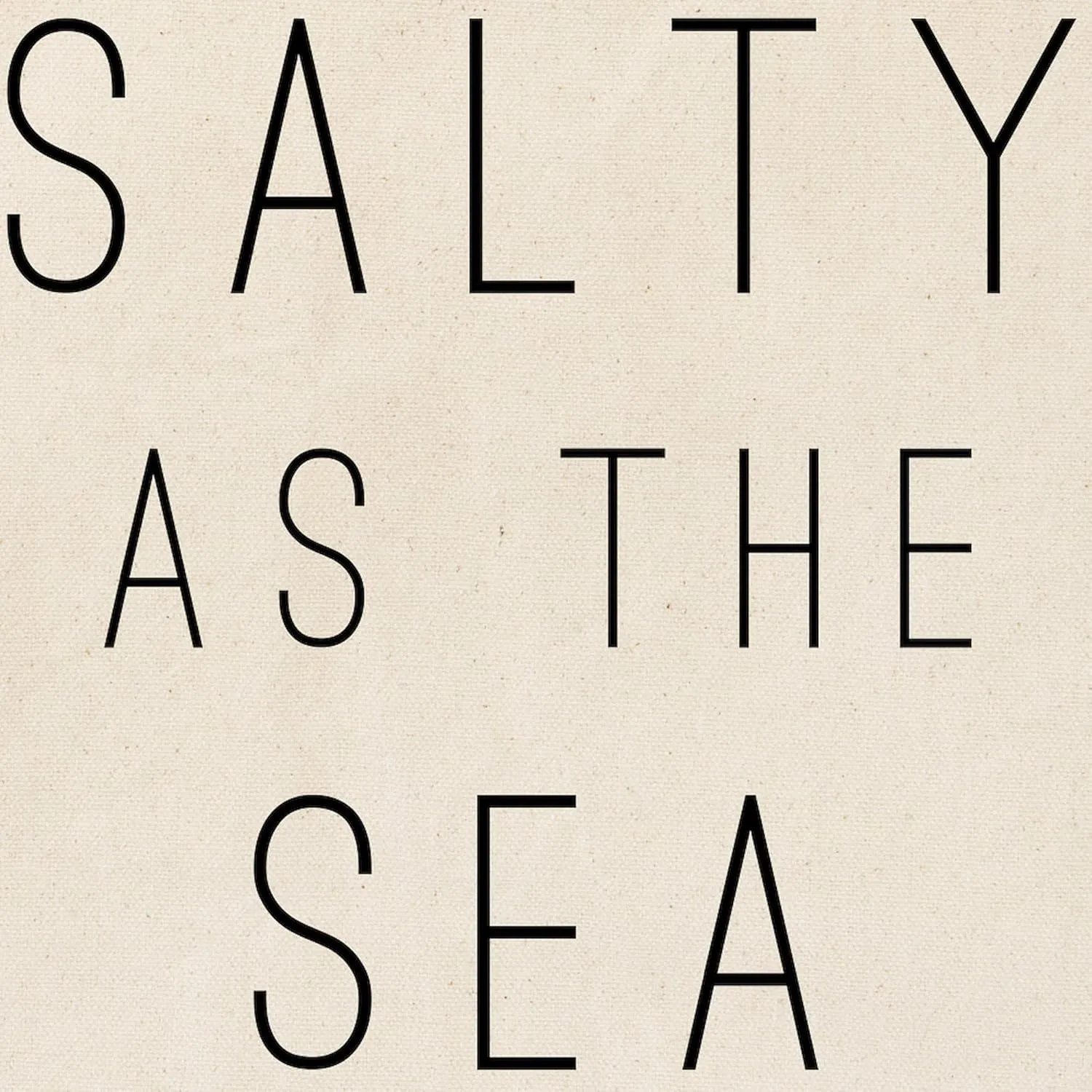 CafePress Salty As The Sea Tote Bag Natural Canvas Tote Bag, Reusable Shopping Bag