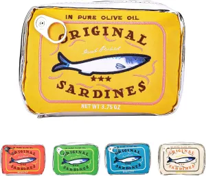 Canned Sardines Makeup Bag, Canned Sardines Style Toiletry Bag Cute Travel Bag Creative Cute Makeup Bag Coquette Make up Pouch for Women