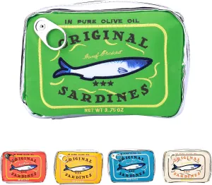 Canned Sardines Makeup Bag, Canned Sardines Style Toiletry Bag Cute Travel Bag Creative Cute Makeup Bag Coquette Make up Pouch for Women