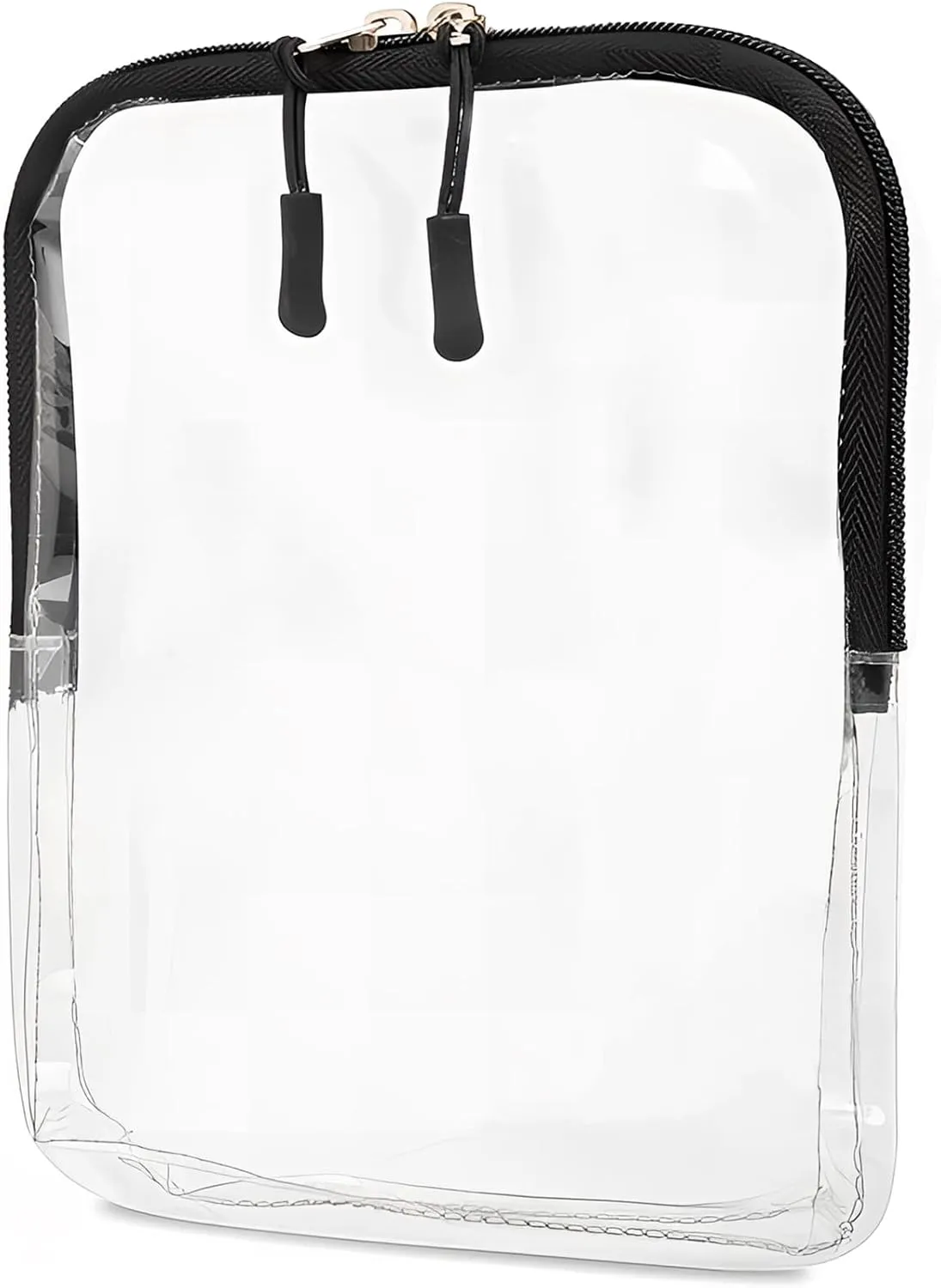 Clear Travel Toiletry Bags - Transparent Cosmetic Bag for Travel Liquids & Miscellaneous Items - Reusable and Suitable Size for Luggage
