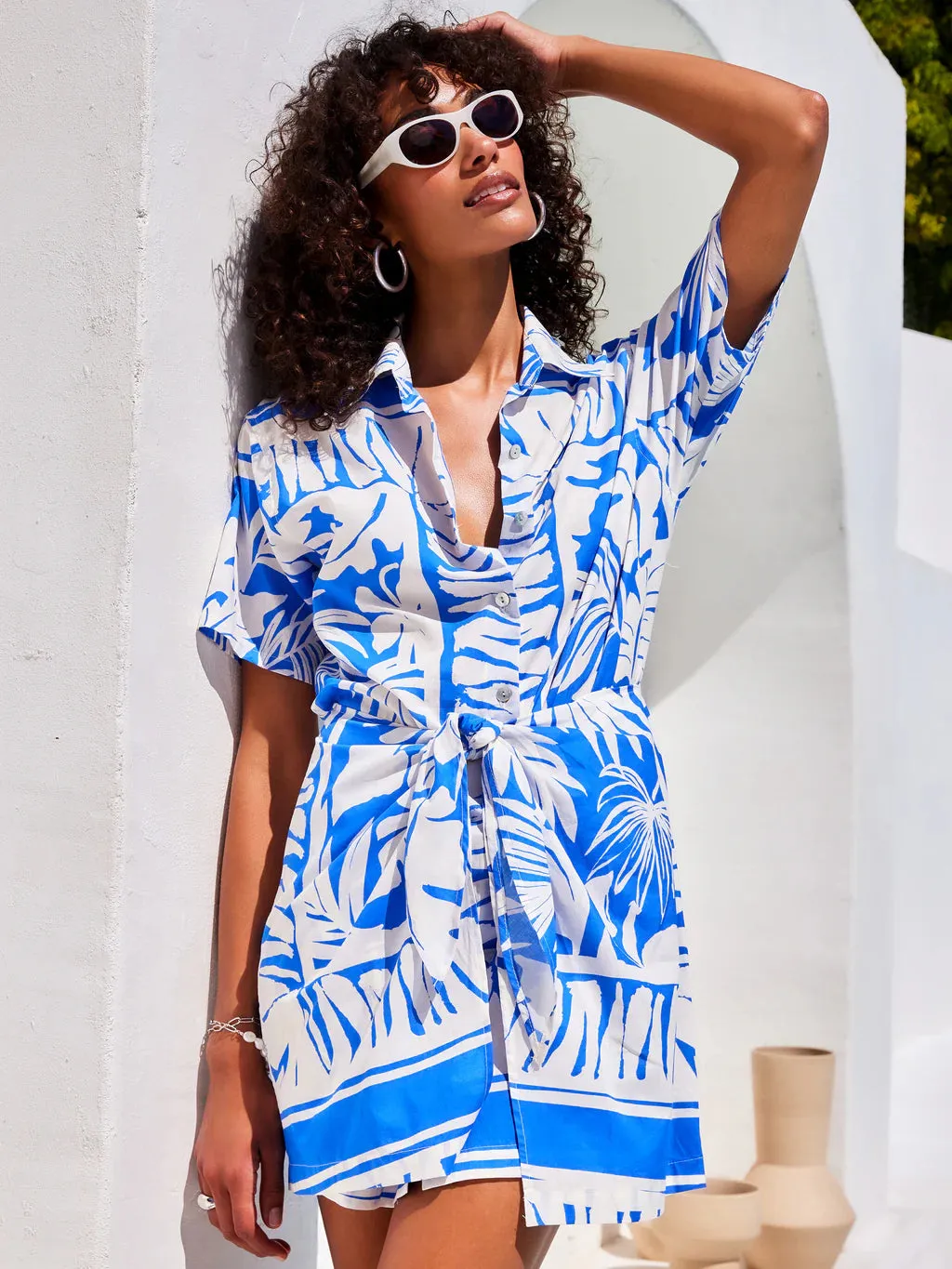 CODI TIE FRONT DRESS