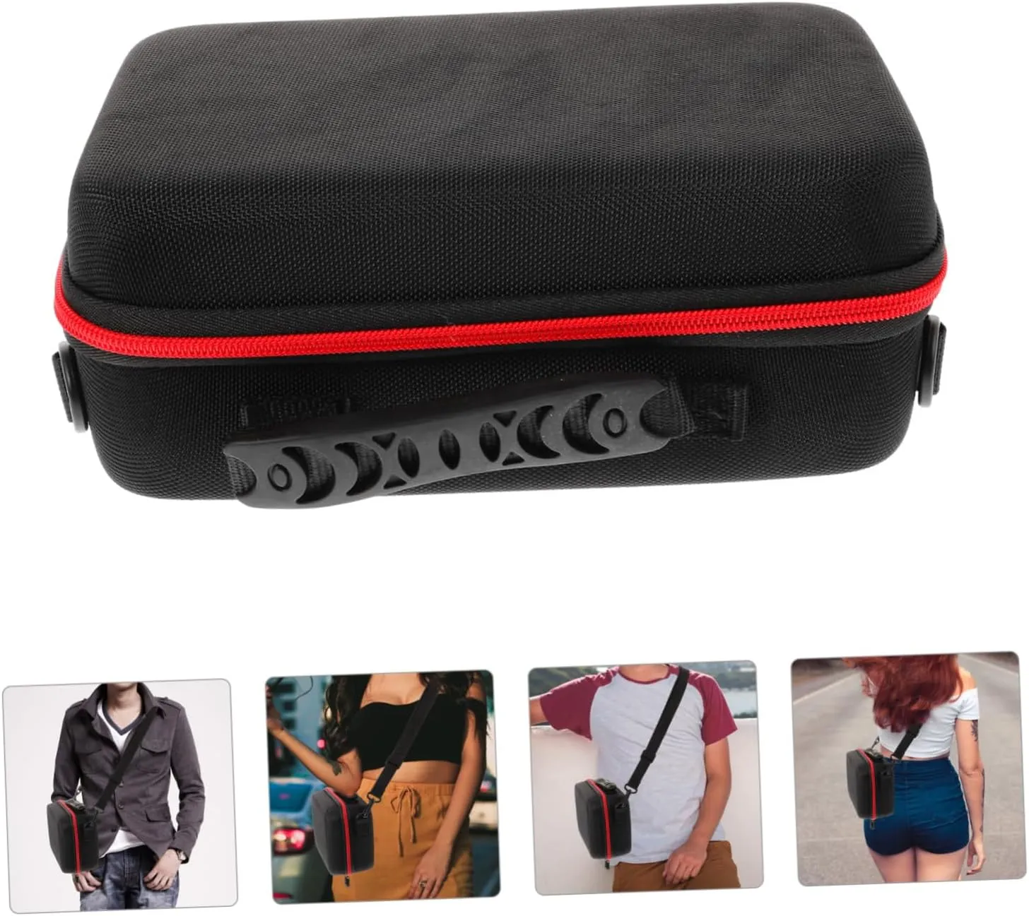 COHEALI Small Camera Bag with Handle Durable Splashproof Travel Pouch for Men Padded Case for Digital Equipment for Organizing Accessories