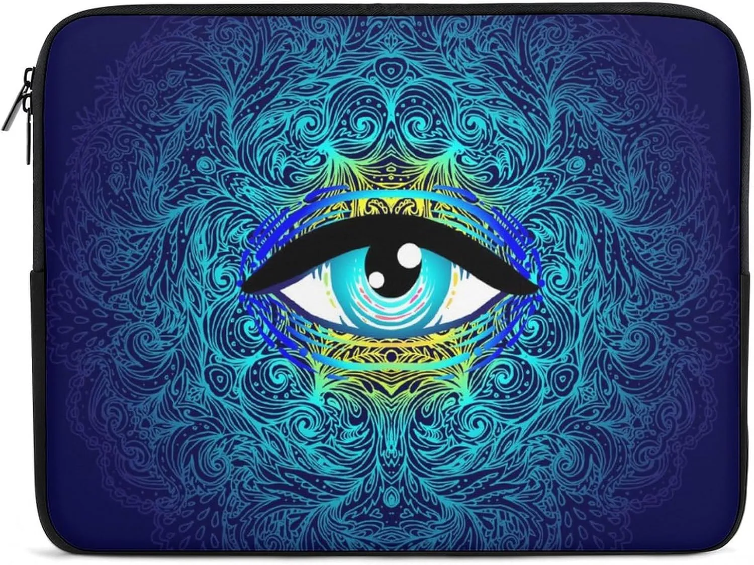 Cool Alien Psychedelic Eye Personalized Laptop Bag Business Casual Laptop Case Slim Computer Bag Briefcase