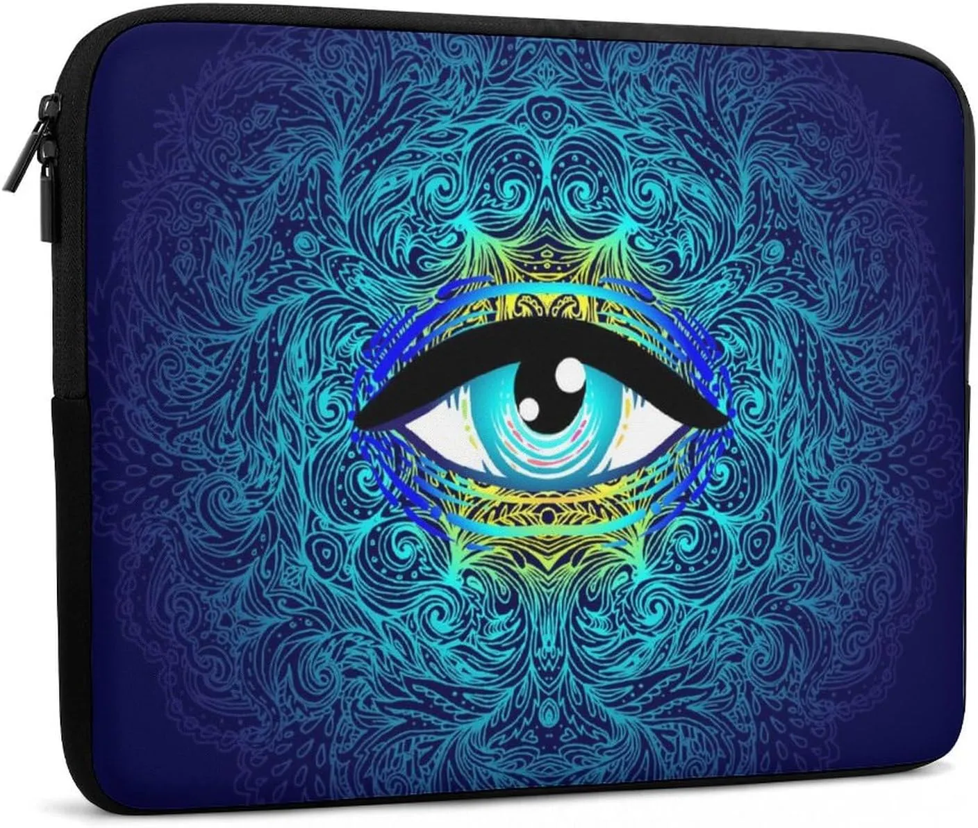 Cool Alien Psychedelic Eye Personalized Laptop Bag Business Casual Laptop Case Slim Computer Bag Briefcase