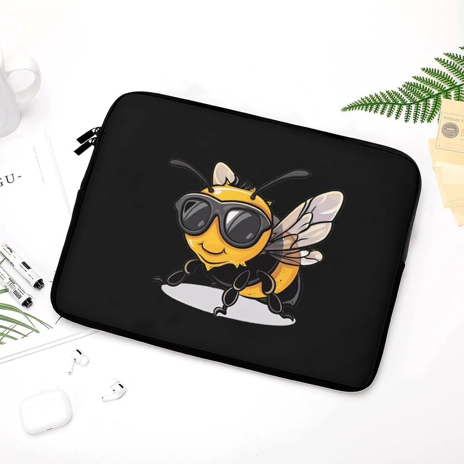 Cool Bee Personalized Laptop Bag Business Casual Laptop Cases Slim Computer Bag Briefcase