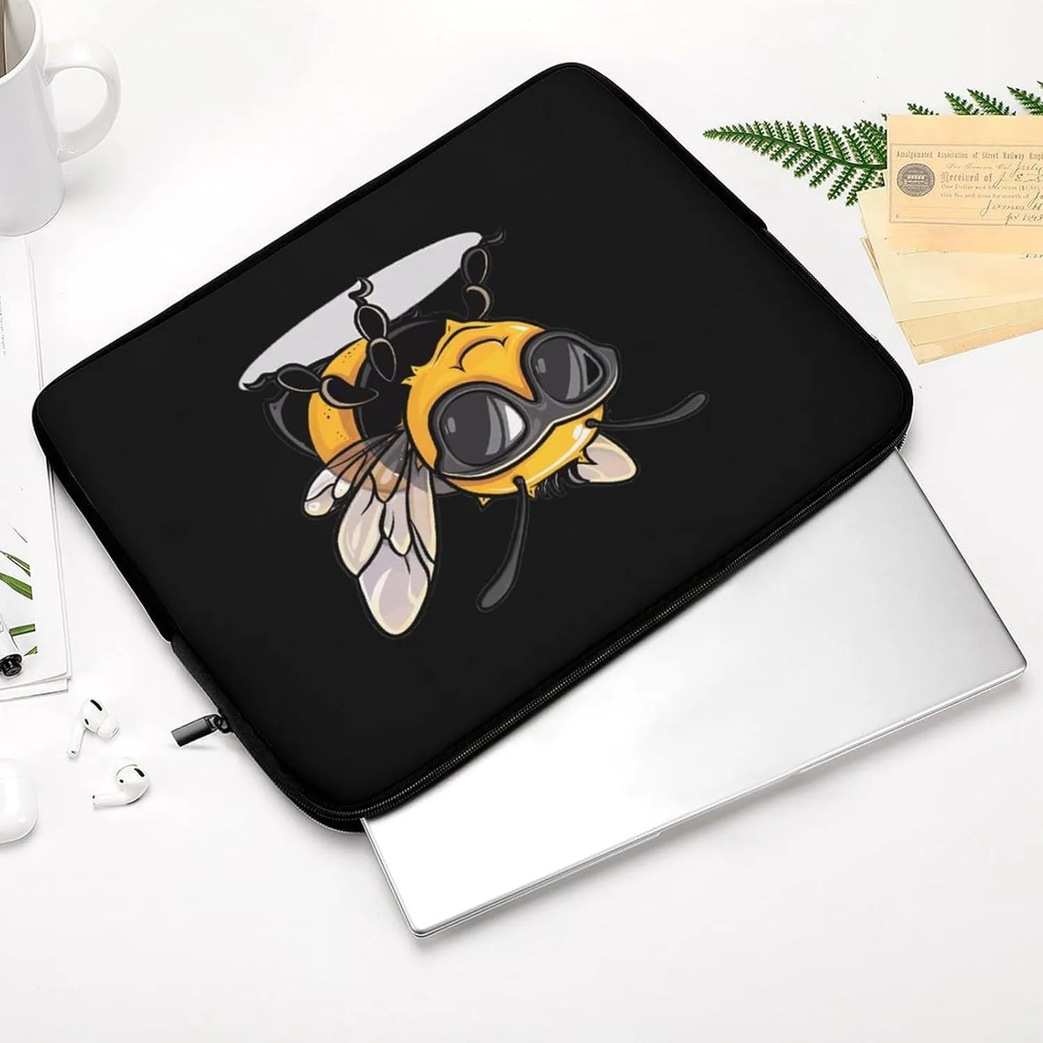 Cool Bee Personalized Laptop Bag Business Casual Laptop Cases Slim Computer Bag Briefcase