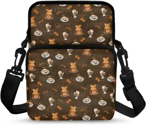 Crossbody Bag Side Strap Bags for Women Men Teens Over 5