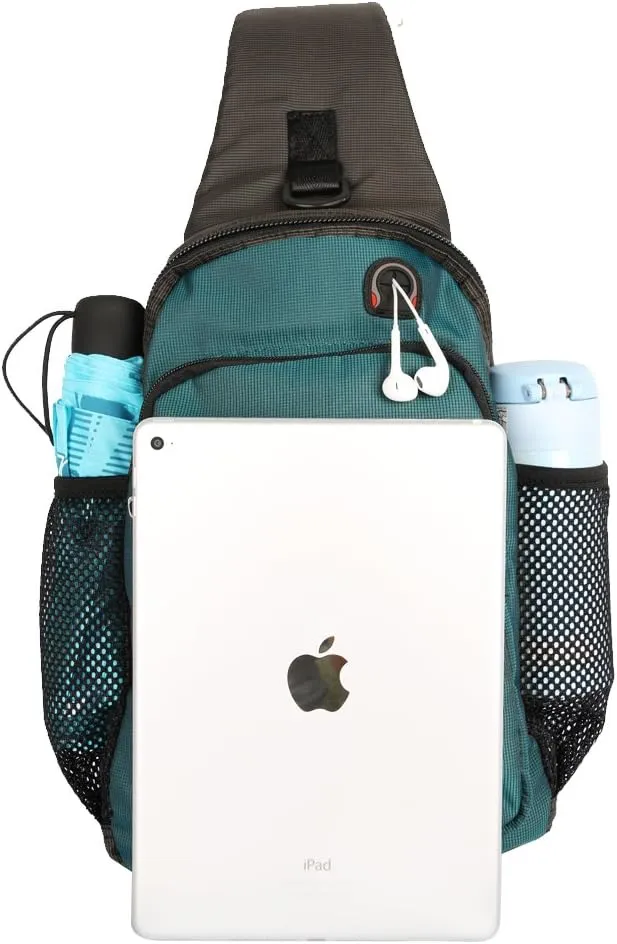 Crossbody Sling Bag Backpack for Men & Women Lake Blue