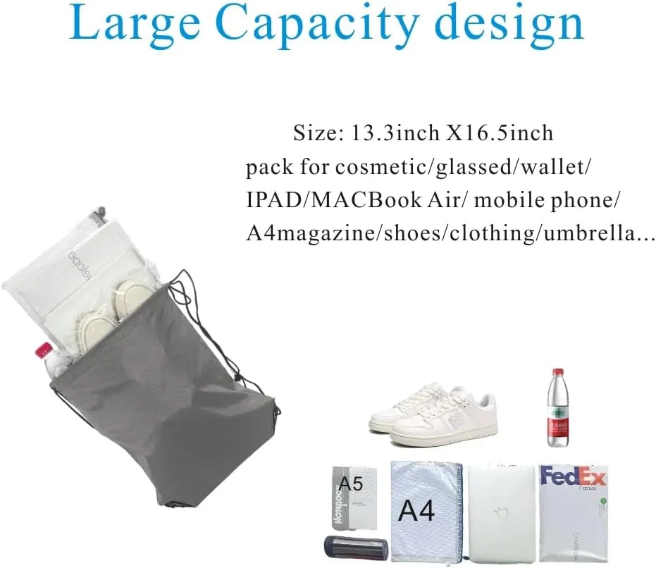 Drawstring Backpack Bulk 20 Pcs Draw String Backpack Bags DIY Gym Sports Traveling Yoga Cinch Bag Sackpack Drawstring (grey)