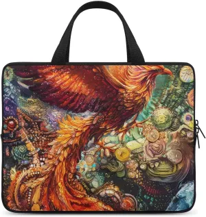 Fire P.hoenix Treasure Jewelry Laptop Sleeve Bag Computer Carrying Case Laptops Protective Cover for Travel Business