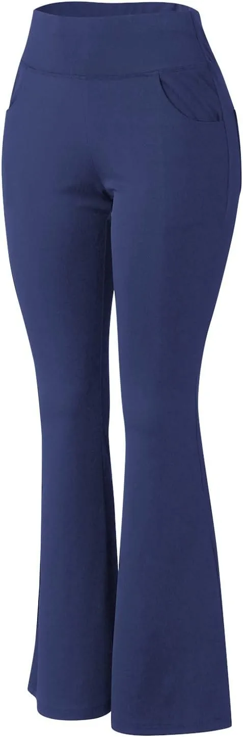 Flare Trousers Sports Waist Pants Pilates Trousers High Fitness Women Straight Yoga Leggings Flared for Yoga Leg