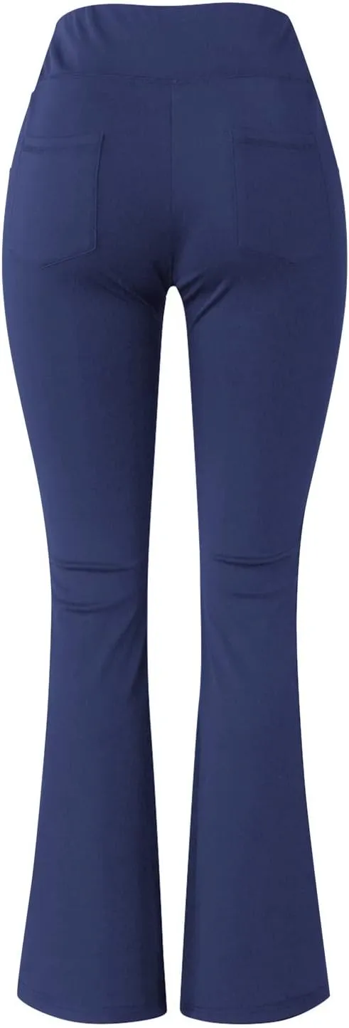 Flare Trousers Sports Waist Pants Pilates Trousers High Fitness Women Straight Yoga Leggings Flared for Yoga Leg