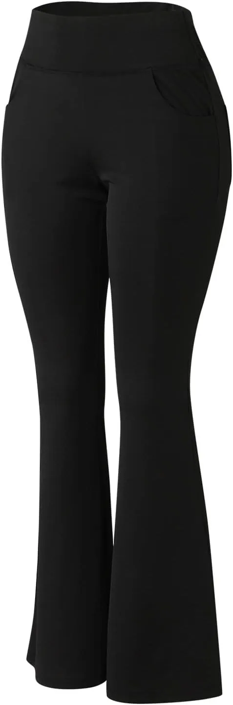 Flare Trousers Sports Waist Pants Pilates Trousers High Fitness Women Straight Yoga Leggings Flared for Yoga Leg