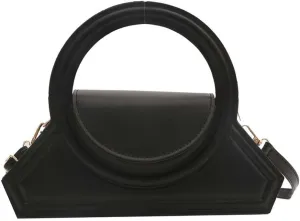 Genuine Leather Women's Shoulder Bags Retro Small Square Hobo Crossbody Handbag