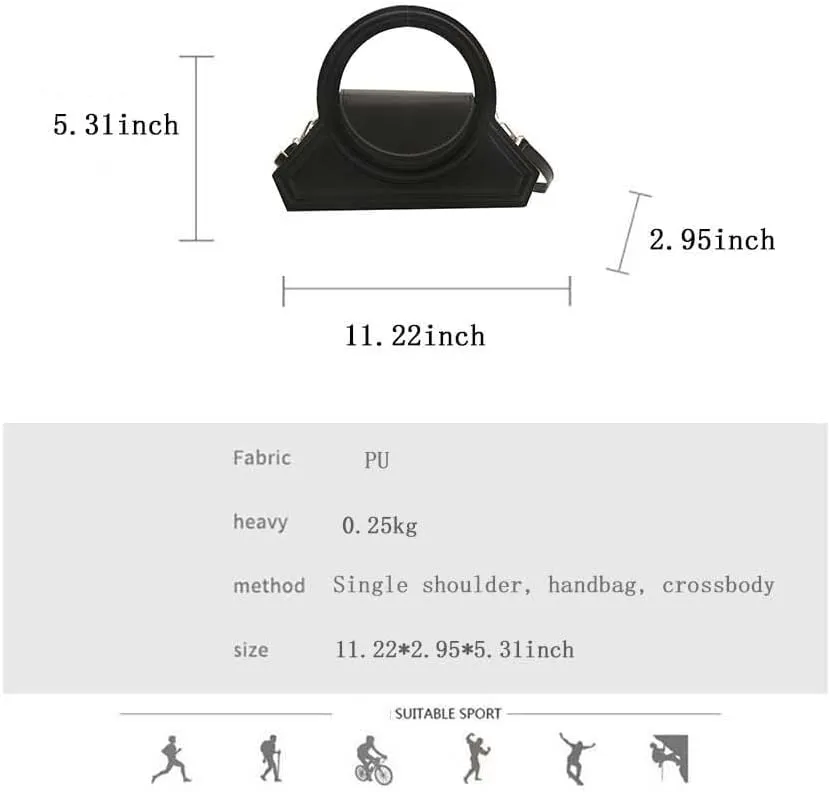 Genuine Leather Women's Shoulder Bags Retro Small Square Hobo Crossbody Handbag