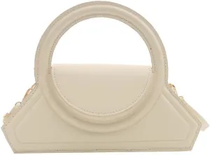 Genuine Leather Women's Shoulder Bags Retro Small Square Hobo Crossbody Handbag