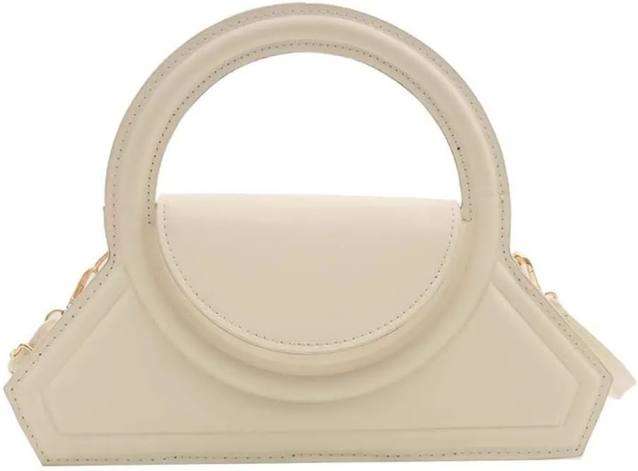 Genuine Leather Women's Shoulder Bags Retro Small Square Hobo Crossbody Handbag