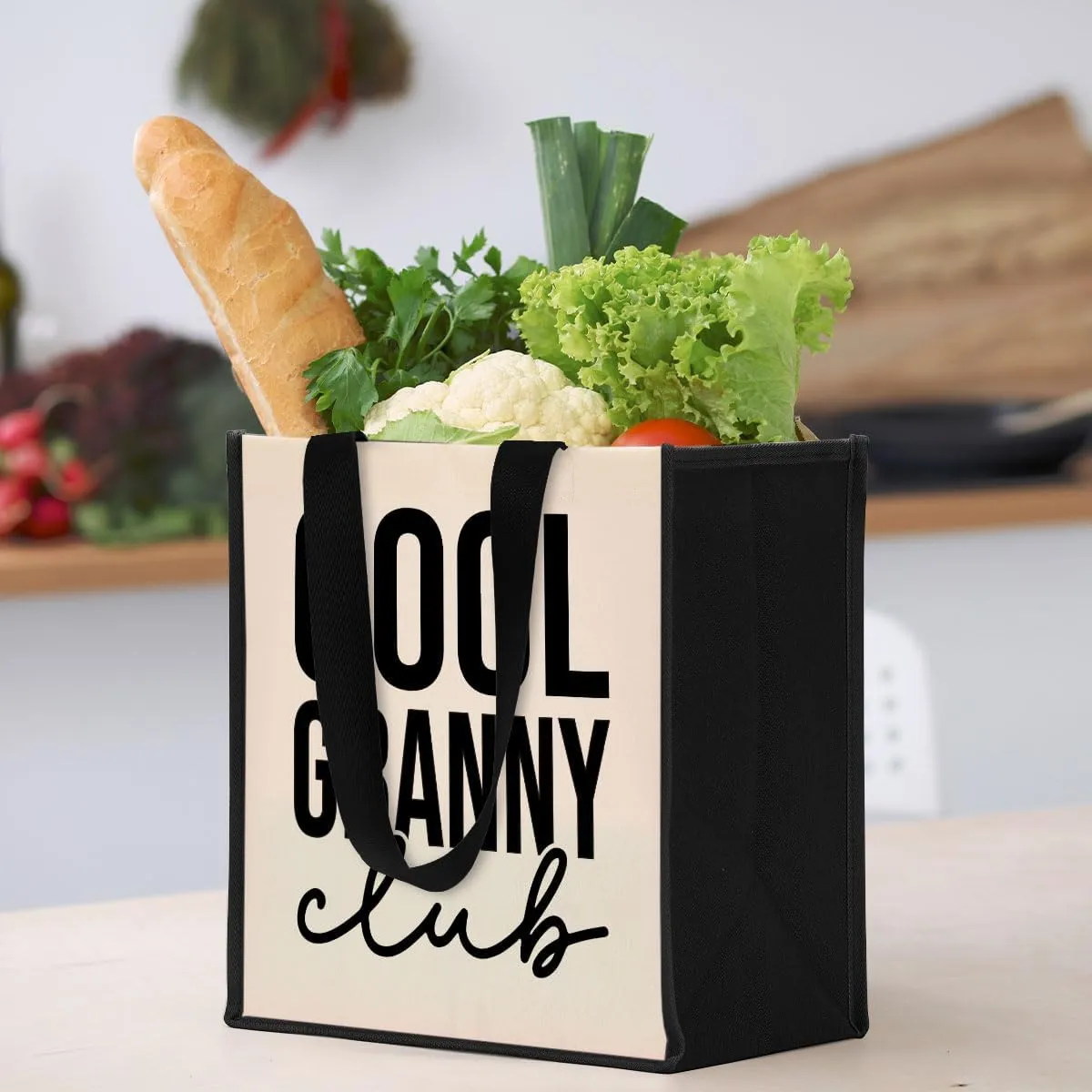 Grandma Mimi Gigi Granny Nana Memaw Nanny Mama Mum Mom Aunt Gifts Cool Canvas Tote Bag for Women