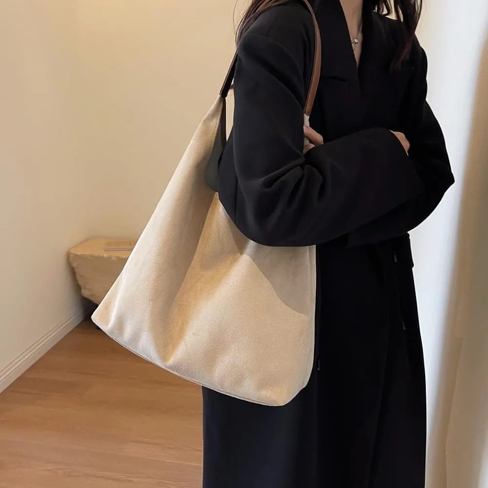 Green Suede Bag Suede Hobo Bag for Women Retro Suede Slouchy Bag Hobo Handbag Suede Shoulder Bag
