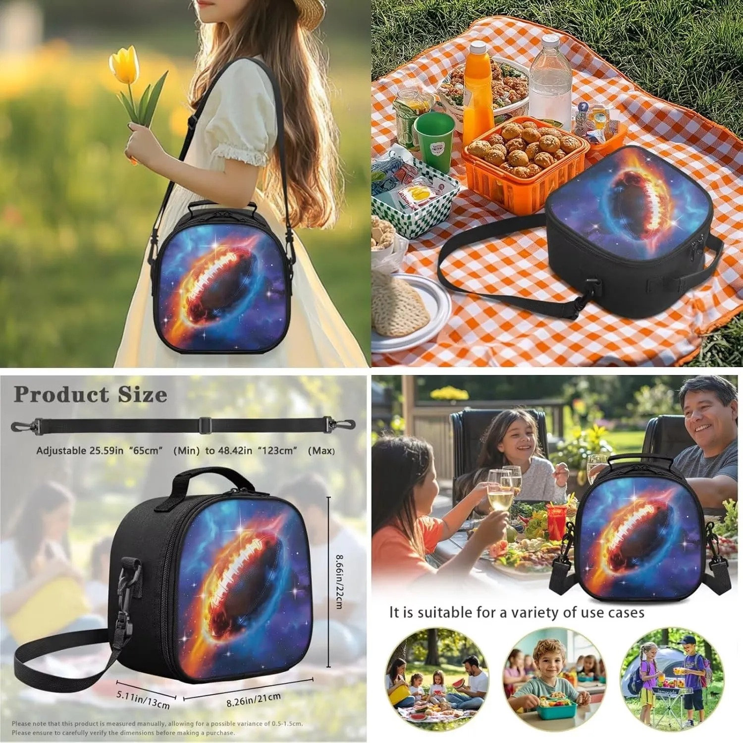 Kids School Backpack for Boys Cool Rugby Print Backpacks School Bag and Lunch Bag Pencil Case Bag 3 Pieces Set Kindergarten Elementary School Bag