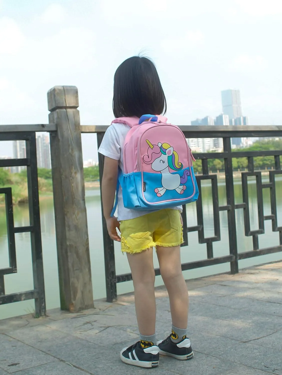 Kids Toddler Preschool Travel Backpack Cool Cute Cartoon Daypack (Little Blue Unicorn)