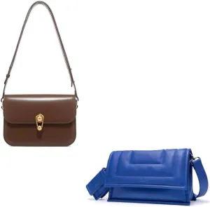 LA'FESTIN Leather Shoulder Bags For Women - Professional Office Leather Crossbody Bags for Women
