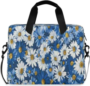 Laptop Bag for Women - Fits 16 inch with Laptop Compartment Carrying Messenger Sleeve with Strap Professional Fashion Travel Purse for Business Office Bag Chrysanthemums