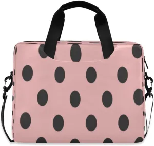 Laptop Bag for Women - Fits 16 inch with Laptop Compartment Carrying Messenger Sleeve with Strap Professional Fashion Travel Purse for Business Office Bag Circular