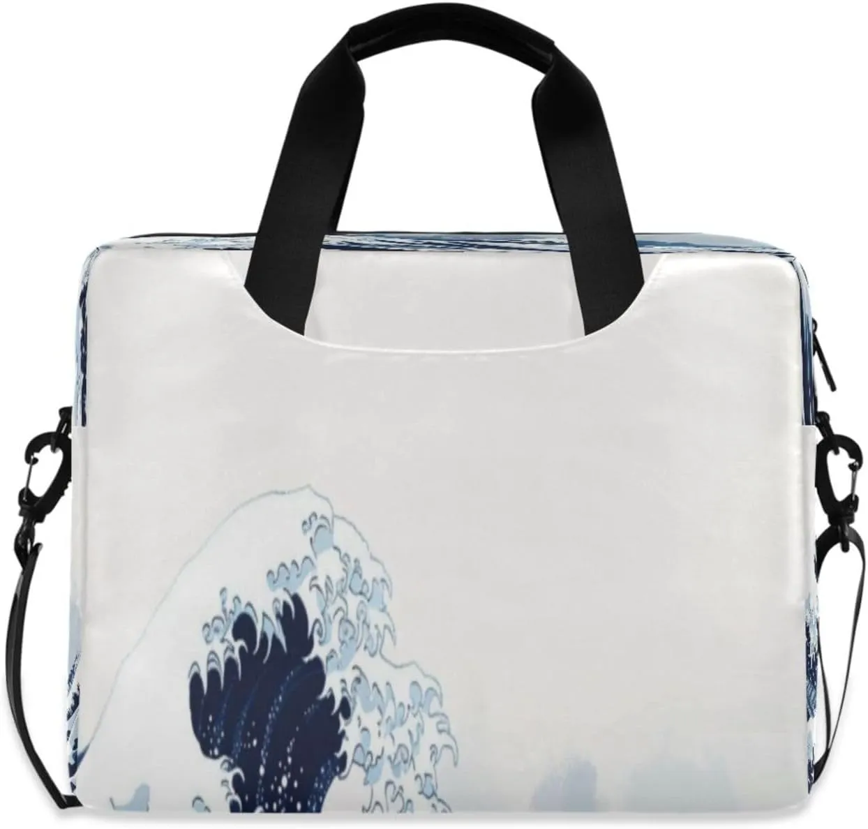 Laptop Bag for Women - Fits 16 inch with Laptop Compartment Carrying Messenger Sleeve with Strap Professional Fashion Travel Purse for Business Office Bag Rough Waters