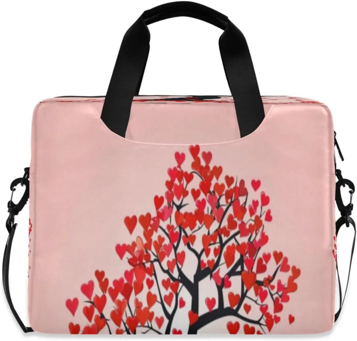 Laptop Bag for Women - Fits 16 inch with Laptop Compartment Carrying Messenger Sleeve with Strap Professional Fashion Travel Purse for Business Office Bag Tree