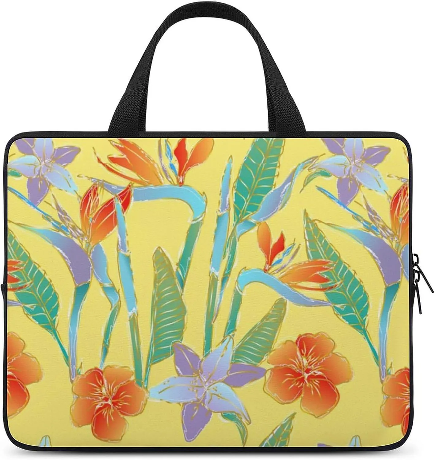 Laptop Case Sleeve Traveling Yellow Anthemy Handle Laptop Bag Shock-proof Protective Computer Tote Briefcase for